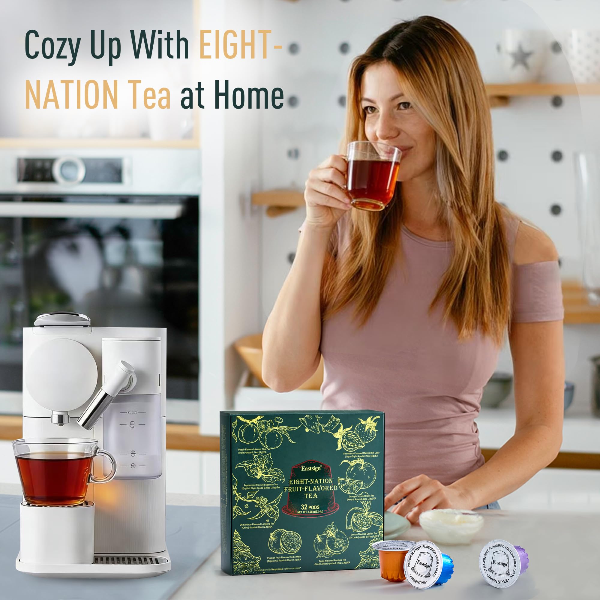 Amazon.com : Eastsign Assorted Tea Variety Pack,Tea Pods with 8